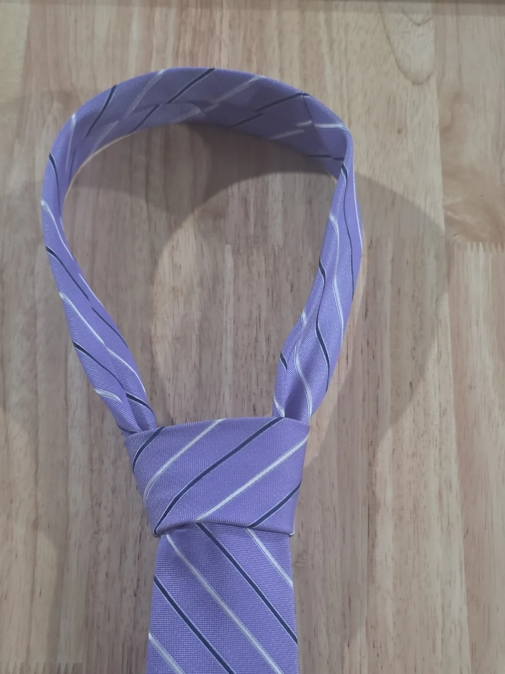 Chaps Light Purple Striped Men’s Tie